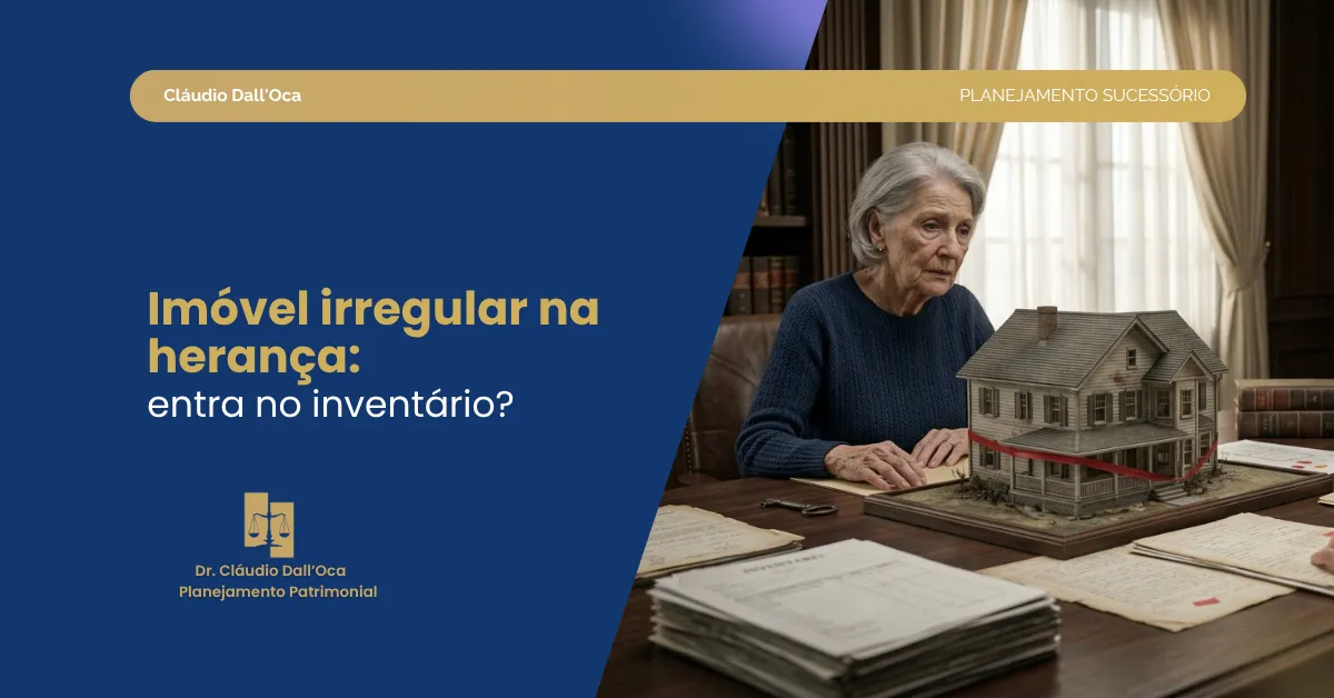 Herança de imóvel não regularizado no inventário