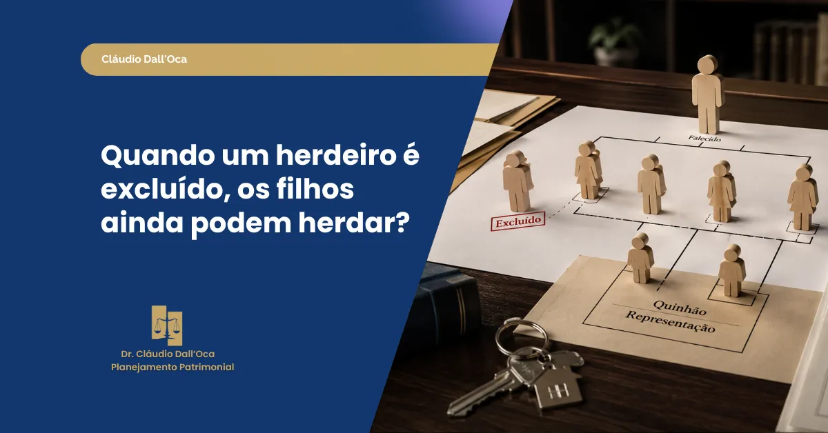 Filhos do herdeiro excluído têm direito à herança?