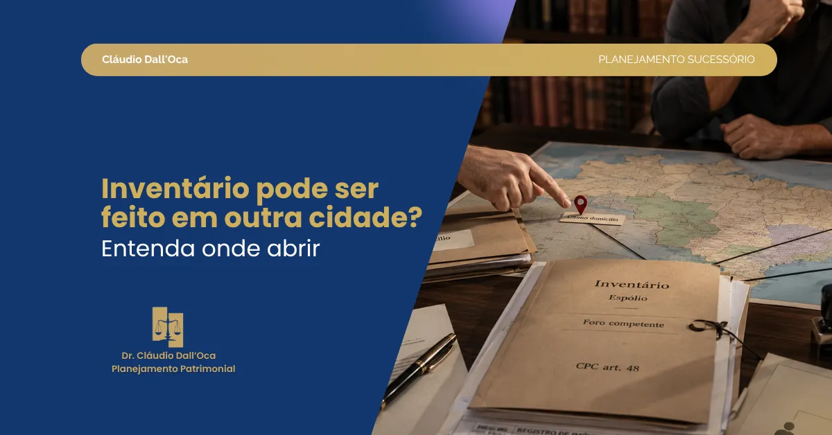 Inventário em outra cidade: entenda a regra