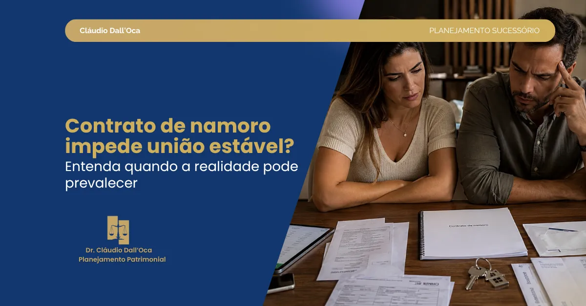 O contrato de namoro impede o reconhecimento de união estável?
