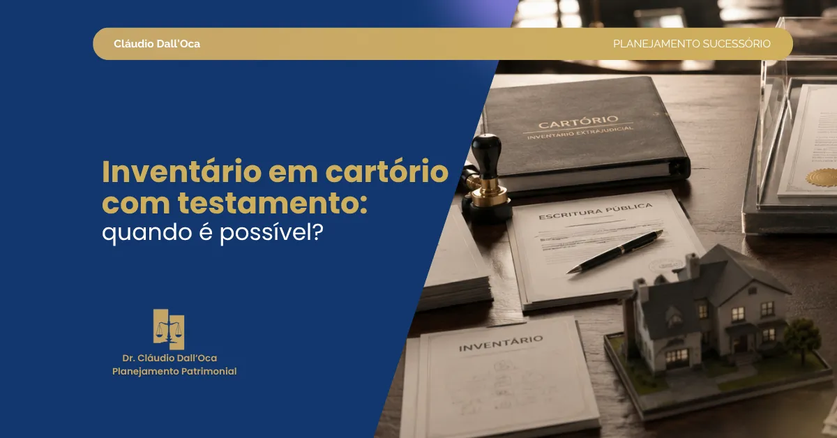 Testamento ainda impede inventário em cartório? Depende