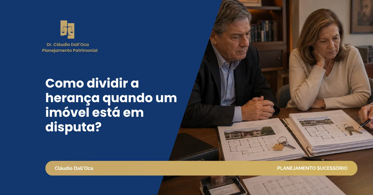 Partilha parcial da herança: é possível dividir os bens quando há disputa sobre um imóvel?