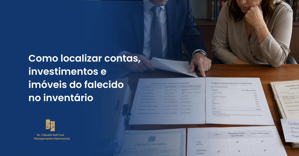 Como localizar contas, investimentos e imóveis de quem faleceu