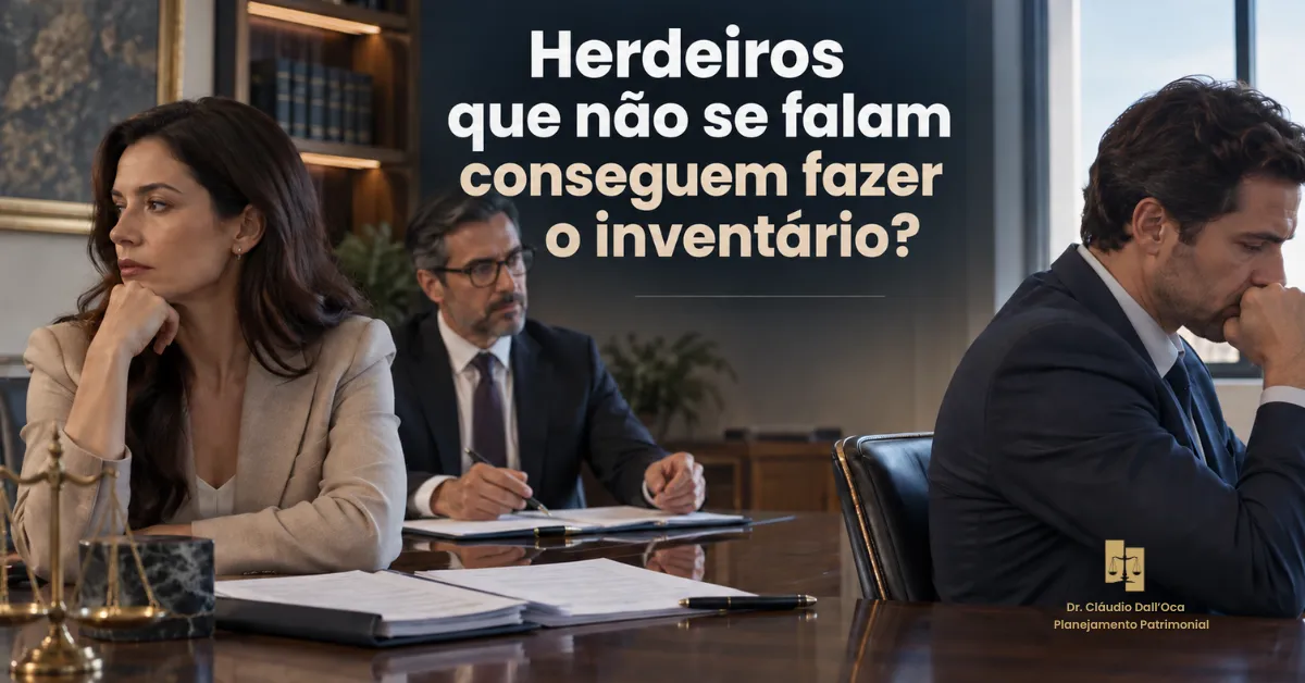 Herdeiros que não se falam conseguem fazer o inventário?