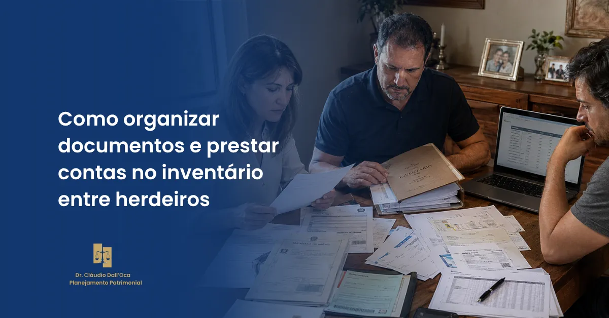 Como organizar documentos do espólio sem concentrar tudo em um herdeiro