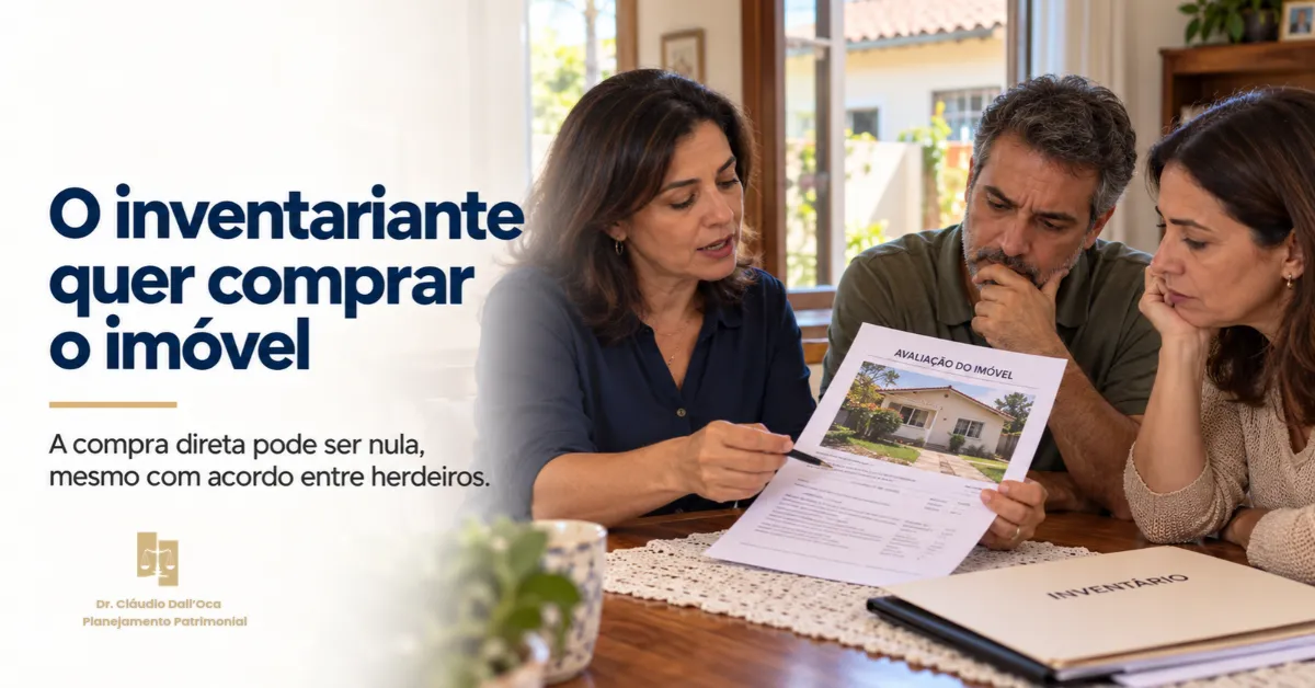 Inventariante quer comprar imóvel do espólio: como proteger os herdeiros?