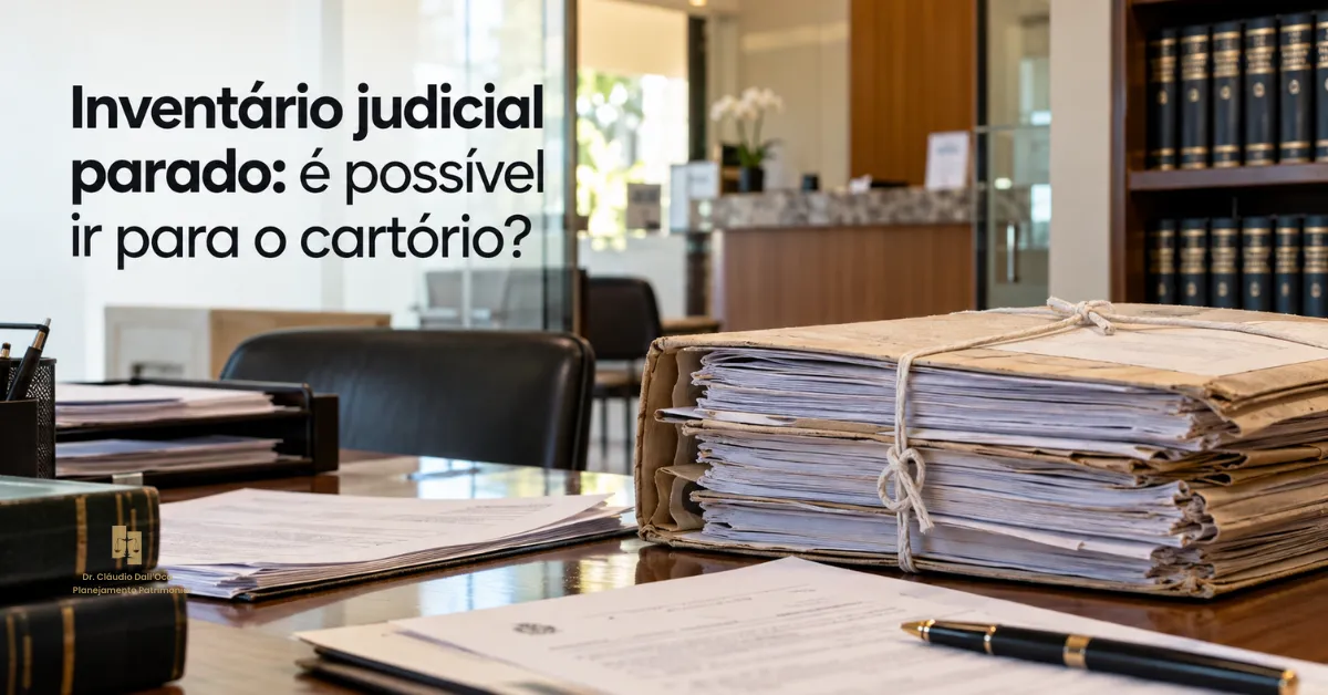 Inventário judicial parado: quando é possível ir para o cartório?