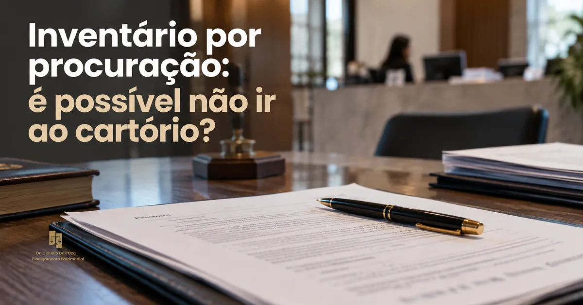 Inventário por procuração: é possível não ir ao cartório?